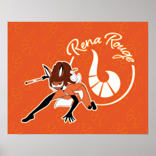 Rena Rouge Badge Poster