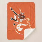 Rena Rouge Badge Sherpa Deken (Voorkant)