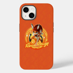 Rena Rouge Circle Badge Case-Mate iPhone 14 Hoesje