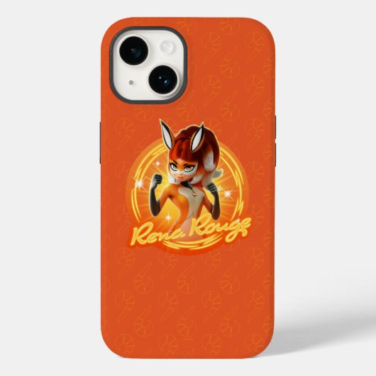 Rena Rouge Circle Badge Case-Mate iPhone Case (Achterkant)