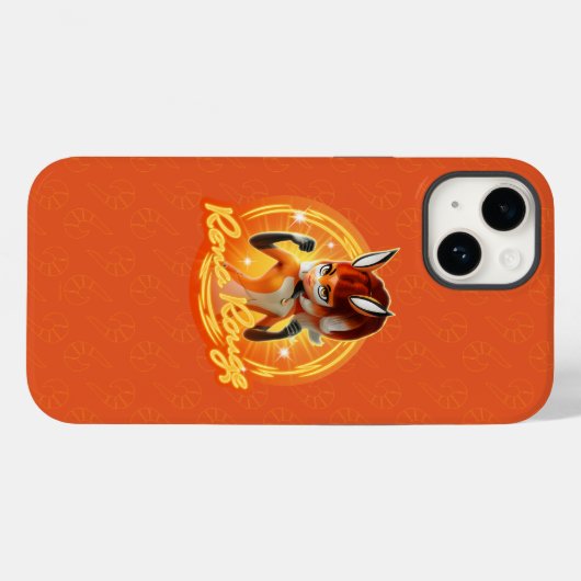 Rena Rouge Circle Badge Case-Mate iPhone Case (Achterkant (horizontaal))