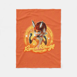 Rena Rouge Circle Badge Fleece Deken