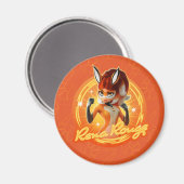 Rena Rouge Circle Badge Magneet (Voorkant / Achterkant)