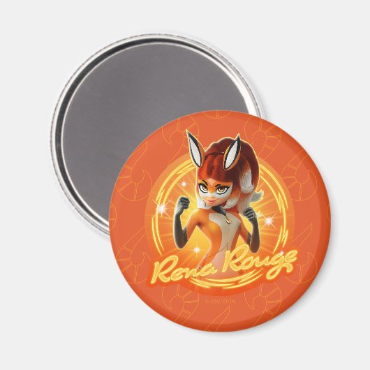 Rena Rouge Circle Badge Magneet (Voorkant / Achterkant)