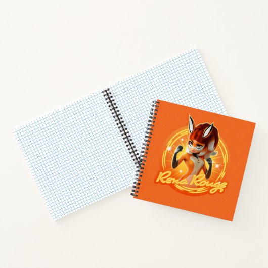 Rena Rouge Circle Badge Notitieboek (Binnen)