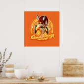 Rena Rouge Circle Badge Poster (Keuken)