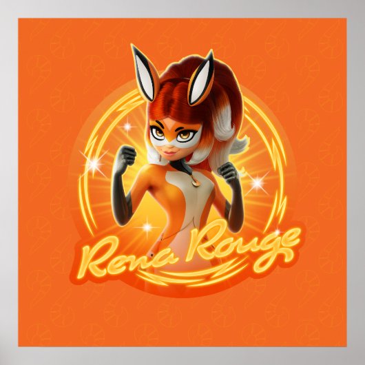Rena Rouge Circle Badge Poster (Voorkant)