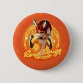 Rena Rouge Circle Badge Ronde Button 5,7 Cm (Voorkant)