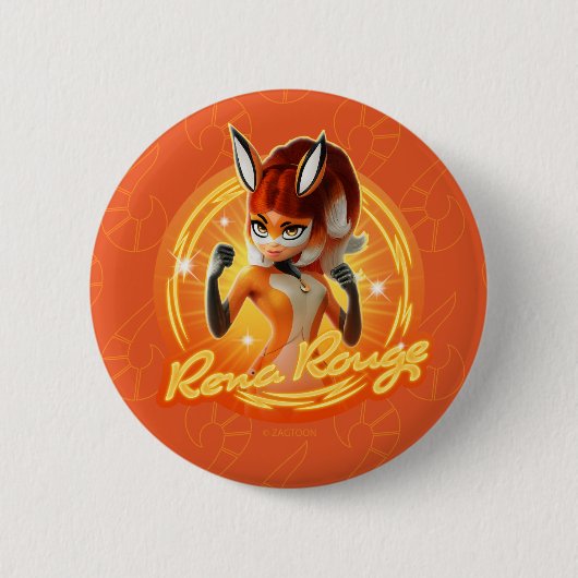 Rena Rouge Circle Badge Ronde Button 5,7 Cm (Voorkant)