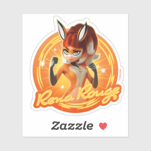 Rena Rouge Circle Badge Sticker (Vel)