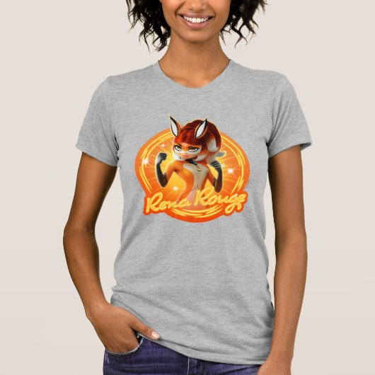Rena Rouge Circle Badge T-shirt (Voorkant)