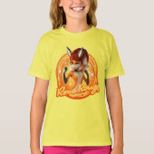 Rena Rouge Circle Badge T-shirt (Voorkant)