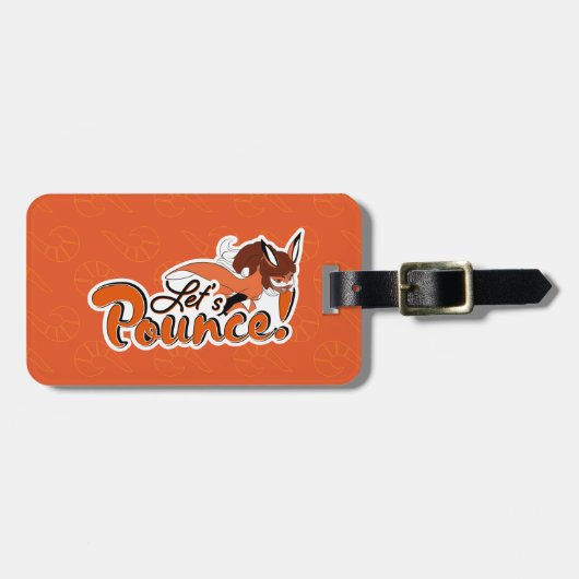 Rena Rouge | Laten we bonzen Bagagelabel (Voorkant horizontaal)