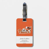 Rena Rouge | Laten we bonzen Bagagelabel (Achterkant verticaal)