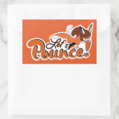 Rena Rouge | Laten we bonzen Rechthoekige Sticker (Tas)