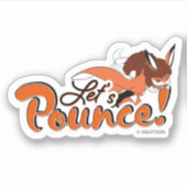 Rena Rouge | Laten we bonzen Sticker (Voorkant)