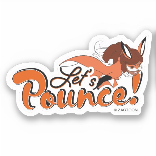 Rena Rouge | Laten we bonzen Sticker (Voorkant)