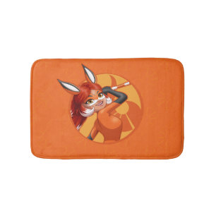 Rena Rouge Oranje badge Badmat