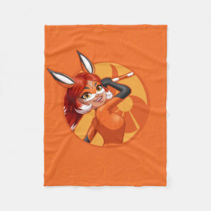 Rena Rouge Oranje badge Fleece Deken