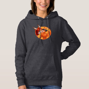 Rena Rouge Oranje badge Hoodie