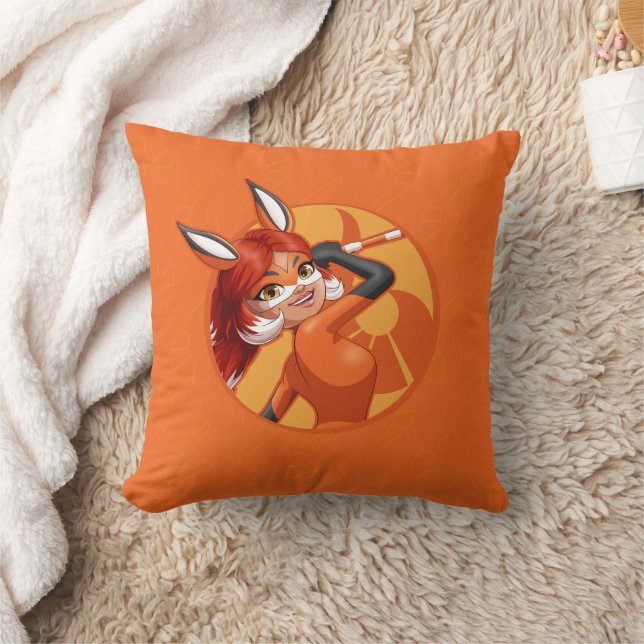 Rena Rouge Oranje badge Kussen (Deken)