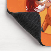 Rena Rouge Oranje badge Muismat (Hoek)