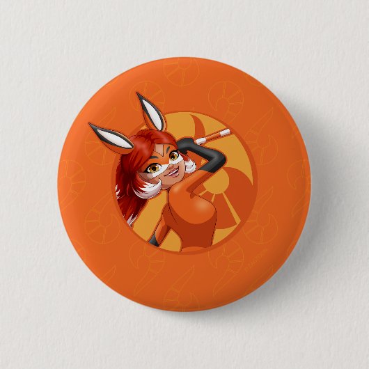 Rena Rouge Oranje badge Ronde Button 5,7 Cm (Voorkant)