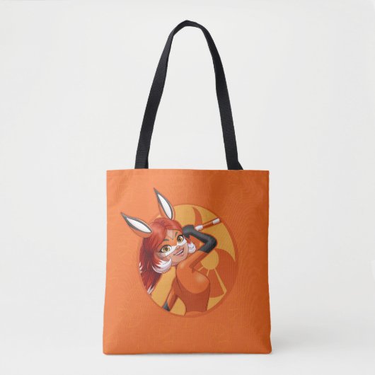 Rena Rouge Oranje badge Tote Bag (Voorkant)