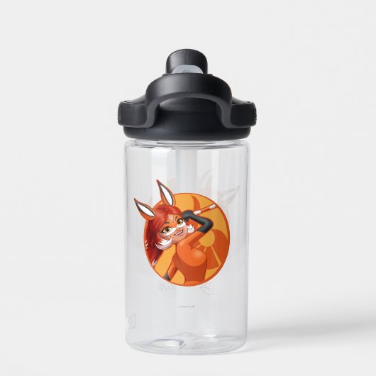 Rena Rouge Oranje badge Waterfles (Achterkant)