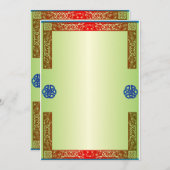 Renaisaince Medieval Wedding Kaart (Voorkant / Achterkant)