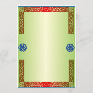 Renaisaince Medieval Wedding Kaart