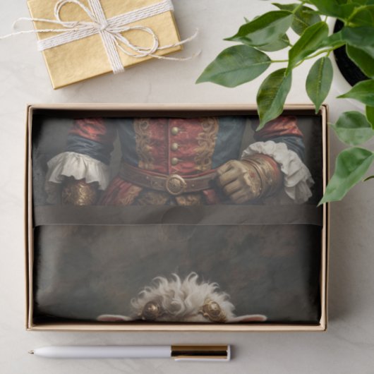 Renaissance adellijke schapen in koninklijke kledi tissuepapier (Geschenk)