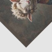 Renaissance adellijke schapen in koninklijke kledi tissuepapier (Detail)