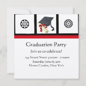 RENAISSANCE AFSTUDEREN Red Wax Seal Monogram Kaart (Achterkant)