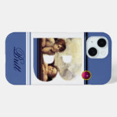 RENAISSANCE ANGEL B LETTER Winged Cherub Monogram Case-Mate iPhone Case (Achterkant (horizontaal))