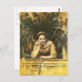 Renaissance Angel Design Briefkaart (Voorkant / Achterkant)