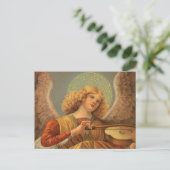 Renaissance Angel die Violin Melozzo da Forli spee Feestdagenkaart (Staand voorkant)