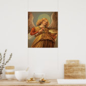 Renaissance Angel die Violin Melozzo da Forli spee Poster (Keuken)