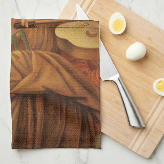 Renaissance Angel die Violin Melozzo da Forli spee Theedoek (Quarter Fold)