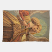 Renaissance Angel die Violin Melozzo da Forli spee Theedoek (Horizontaal)