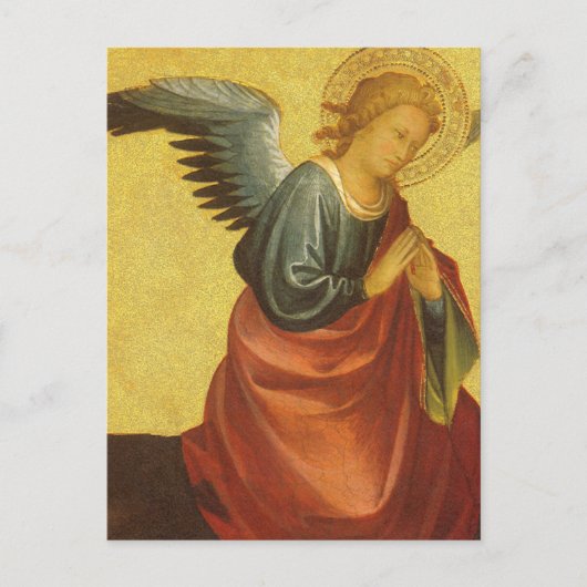 Renaissance Angel van de kapitein van het Bambino  Briefkaart (Voorkant)