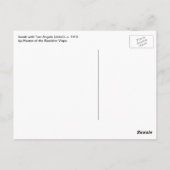 Renaissance Angel van de kapitein van het Bambino  Briefkaart (Achterkant)