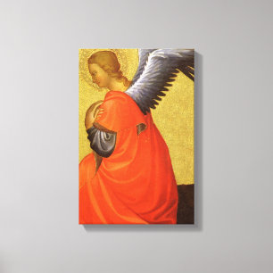 Renaissance Angel van de kapitein van het Bambino  Canvas Afdruk