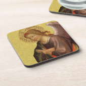 Renaissance Angel van de kapitein van het Bambino  Drankjes Onderzetter (Linkerzijde)