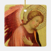 Renaissance Angel van de kapitein van het Bambino Keramisch Ornament (Achterkant)