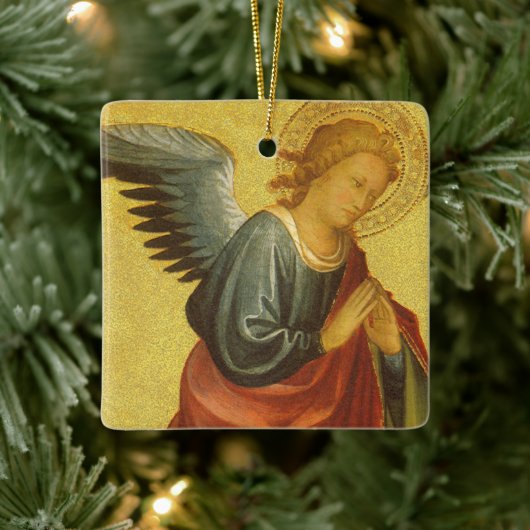 Renaissance Angel van de kapitein van het Bambino  Keramisch Ornament (Boom)