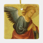 Renaissance Angel van de kapitein van het Bambino  Keramisch Ornament (Voorkant)