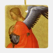 Renaissance Angel van de kapitein van het Bambino  Keramisch Ornament (Voorkant)