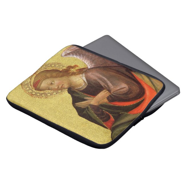 Renaissance Angel van de kapitein van het Bambino  Laptop Sleeve (Voorkant top)
