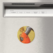 Renaissance Angel van de kapitein van het Bambino  Magneet (Insitu (Vaatwasser))